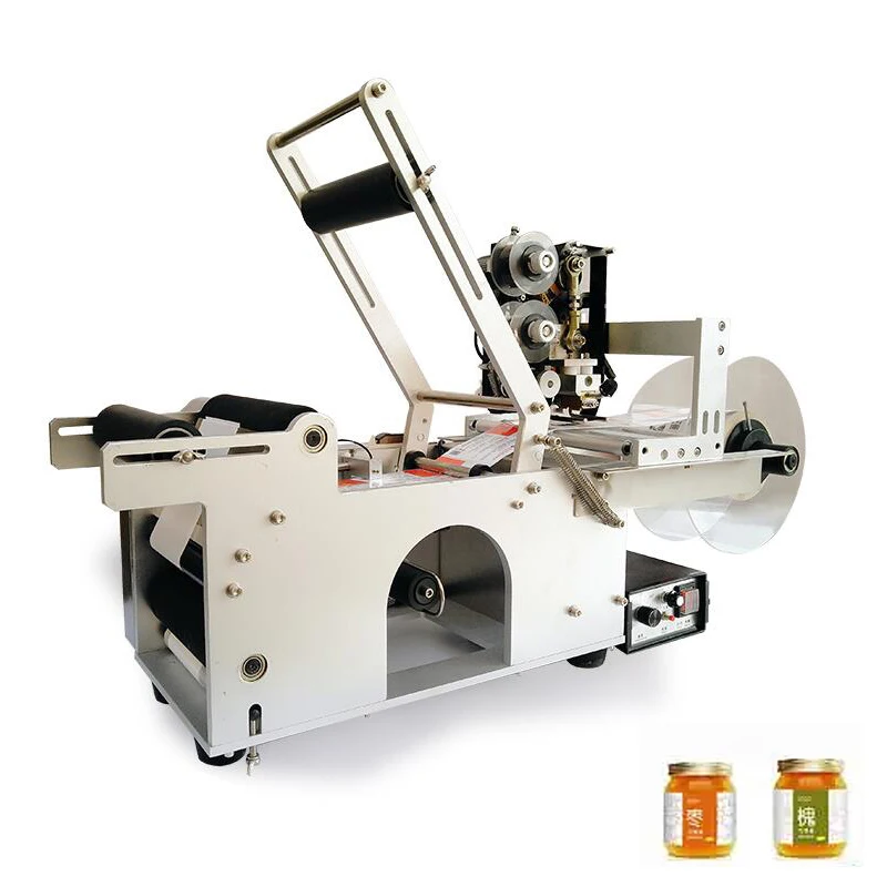 

Semi Automatic Labeling Machine Stainless Steel Coding And Printing Date Label Packing Machine