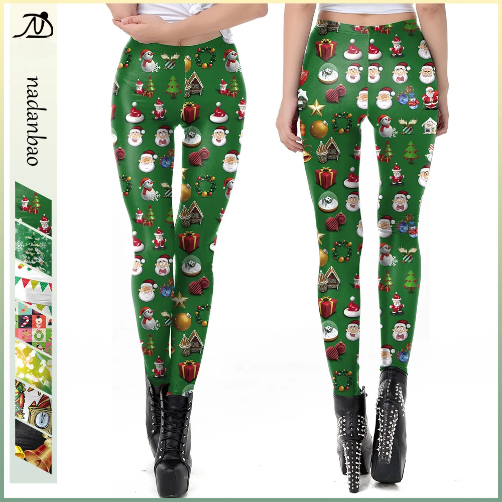 Nadanbao Sexy Christmas Tree Printing Leggings Women Fashion Holiday Party Trousers Girls Mid Waist Elastic Tights Long Pants
Nadanbao Sexy Christmas Tree Printing Leggings Women Fashion Holiday Party Trousers Girls Mid Waist Elastic Tights Long Pants