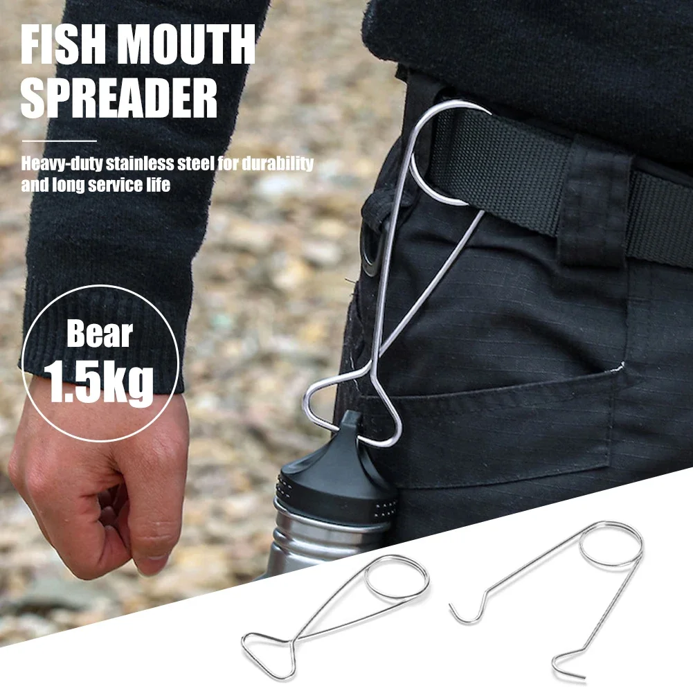 Portable Fish Mouth Spreader Stainless Steel Fishing Decoupling Device Fish Mouth Opener Water Bottle Hanger Camping Accessories
Portable Fish Mouth Spreader Stainless Steel Fishing Decoupling Device Fish Mouth Opener Water Bottle Hanger Camping Accessories