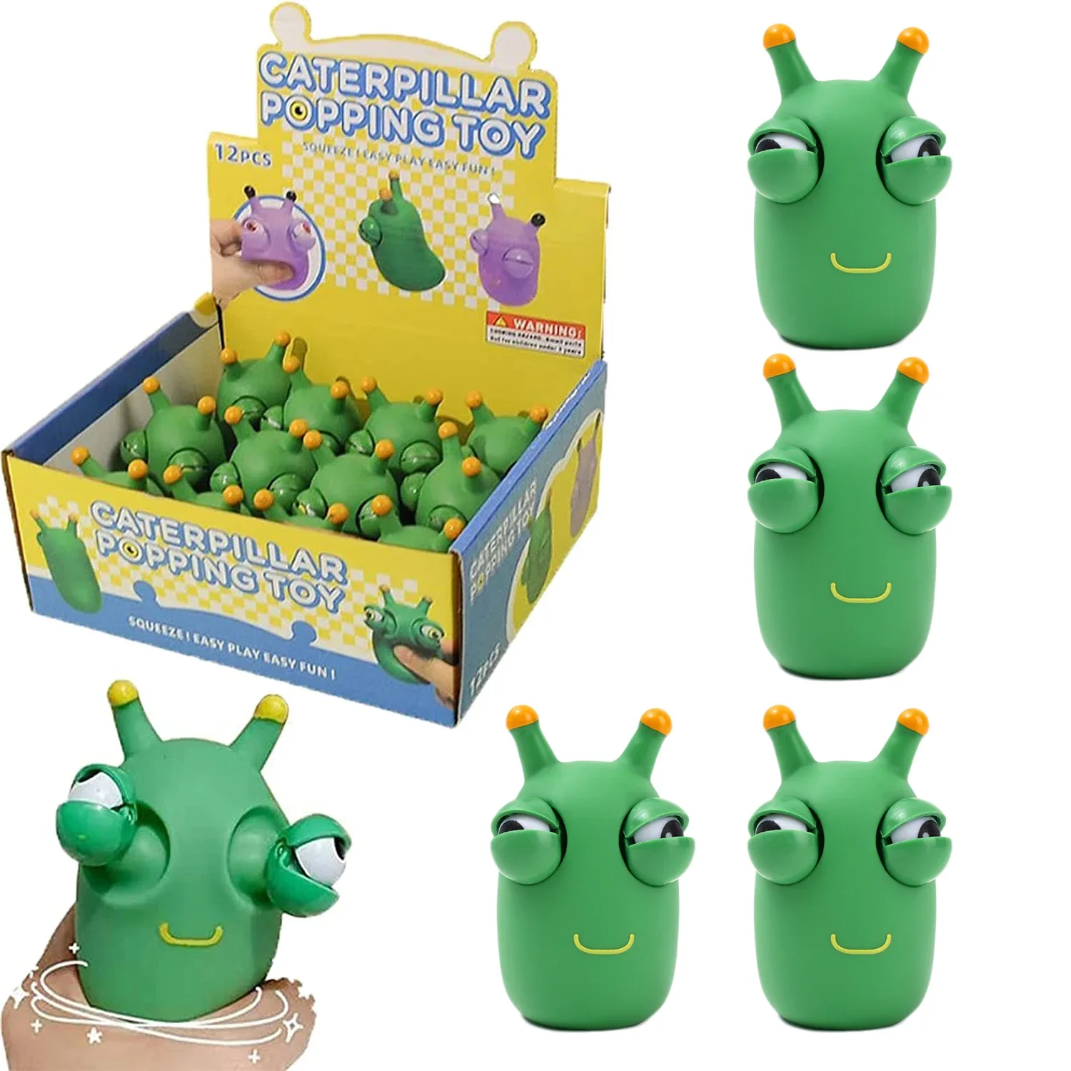 Children and adults decompression green worm squeezing and pinching toys, novel and explosive eye squeezing toys, 3D large eyeba
Children and adults decompression green worm squeezing and pinching toys, novel and explosive eye squeezing toys, 3D large eyeba