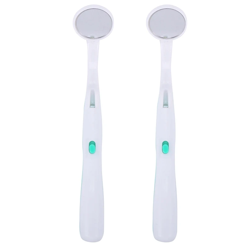2 Pc LED Light Teeth Oral Mirror Super Bright Mouth Mirror Illuminated Tooth Care Tool Oral Hygiene Machine Green
2 Pc LED Light Teeth Oral Mirror Super Bright Mouth Mirror Illuminated Tooth Care Tool Oral Hygiene Machine Green
