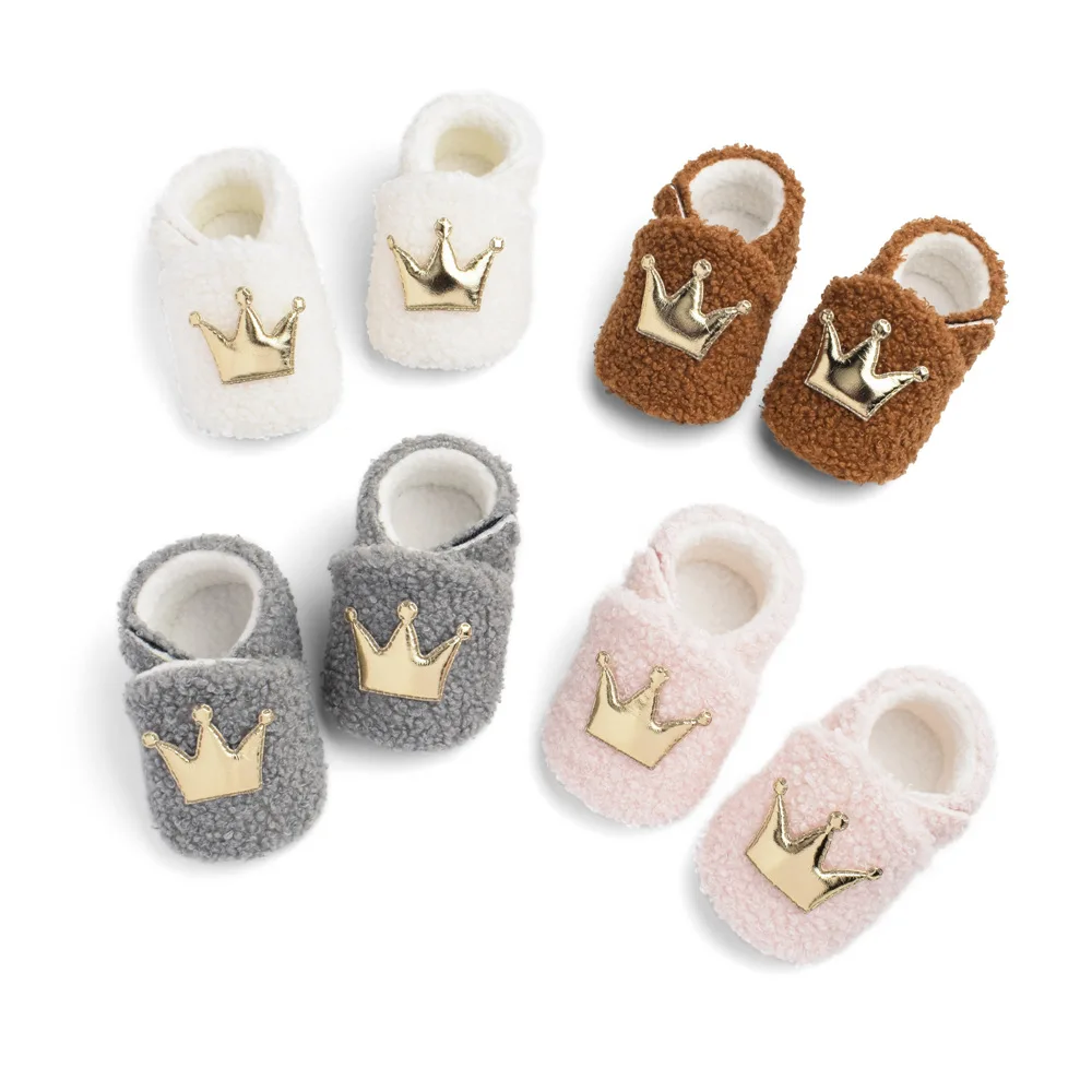 Winter Crown Plush Baby Cotton Shoes Toddler Shoes Baby Shoes Cotton Boots 0-1 Years Old Toddler Shoes Girl
Winter Crown Plush Baby Cotton Shoes Toddler Shoes Baby Shoes Cotton Boots 0-1 Years Old Toddler Shoes Girl