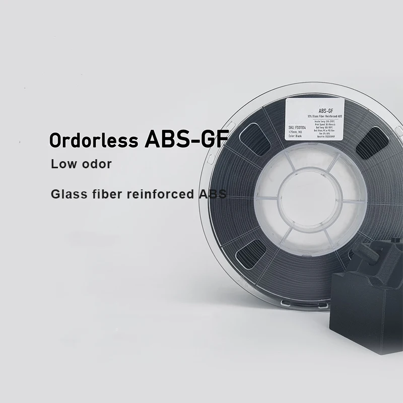 ABS GF Glass Fiber Reinforced ABS Low Odor Stable Size Lightweight and High-temperature Resistant Consumables
ABS GF Glass Fiber Reinforced ABS Low Odor Stable Size Lightweight and High-temperature Resistant Consumables