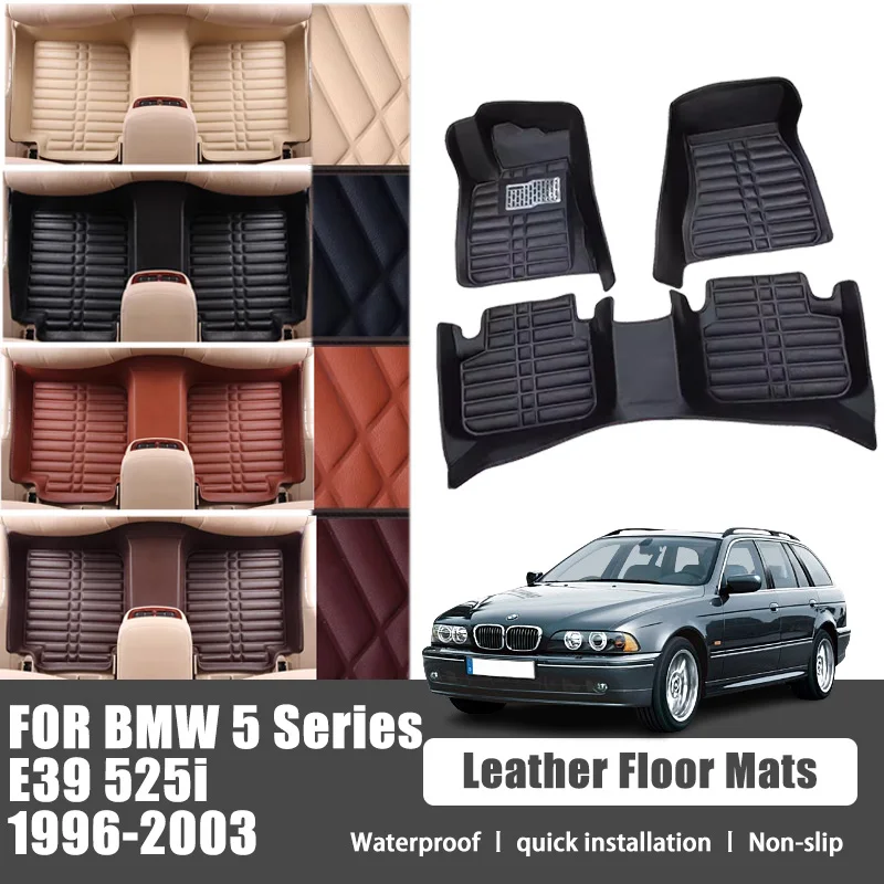 Car Mats Leather For BMW 5 Series E39 1996-2003 525i Sedan Floor Mats supplies Interior Spare replacement Parts Car accessories
Car Mats Leather For BMW 5 Series E39 1996-2003 525i Sedan Floor Mats supplies Interior Spare replacement Parts Car accessories