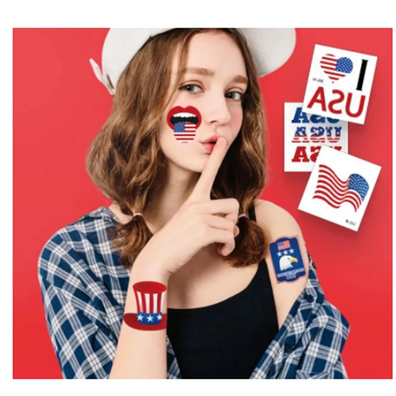 10/20pcs Face Arm American Independence Day Flower Arm Tattoo Sticker American Flag Decorative Water Transfer Tattoo Stickers
10/20pcs Face Arm American Independence Day Flower Arm Tattoo Sticker American Flag Decorative Water Transfer Tattoo Stickers