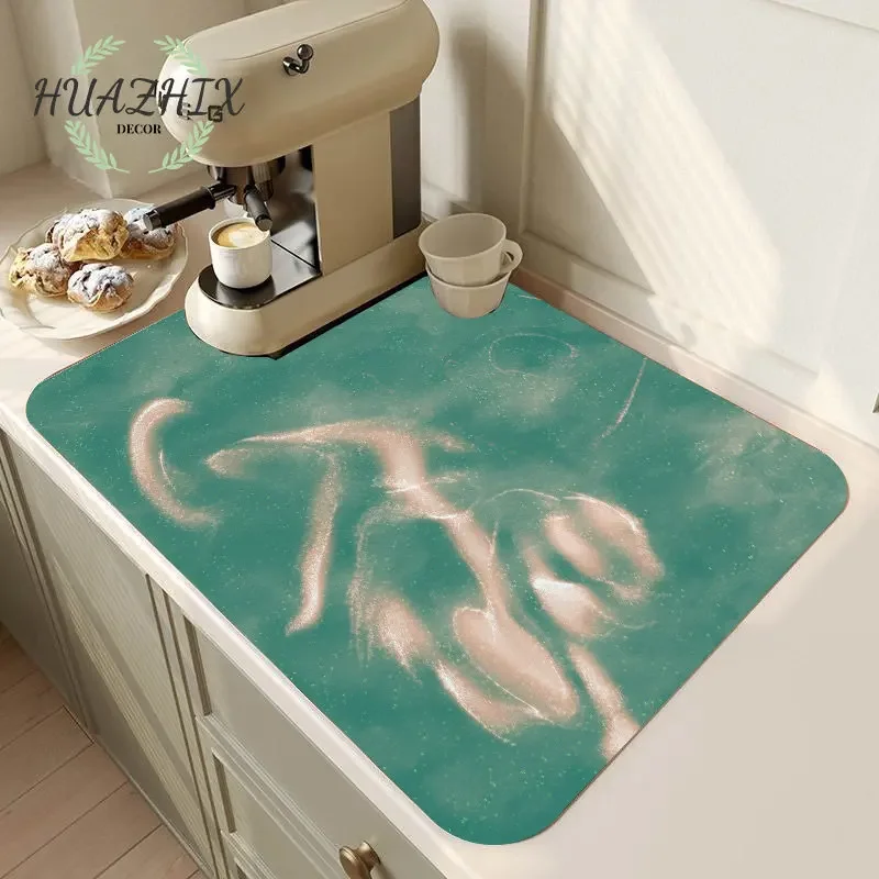 Abstraction Watercolor Kitchen Drying Mat Rubber Drain Pad Coffee Table Super Absorbent Tableware Bottle Rug Dinnerware Placemat
Abstraction Watercolor Kitchen Drying Mat Rubber Drain Pad Coffee Table Super Absorbent Tableware Bottle Rug Dinnerware Placemat