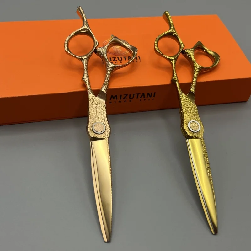 MIZUTANI barber scissors, thinning scissors, professional barber tools, flat scissors, 6.0 inch 440C.
MIZUTANI barber scissors, thinning scissors, professional barber tools, flat scissors, 6.0 inch 440C.