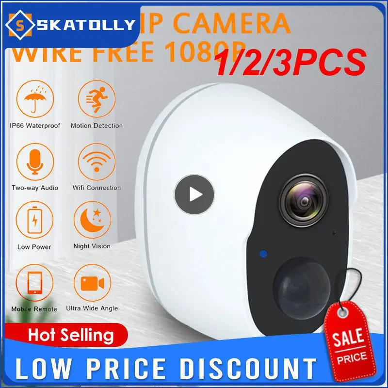 1/2/3PCS Outdoor Wifi CCTV Camera 1080P Low Power Rechargeable Battery Cam PIR Motion Detect Wireless Security IP Survilliance
1/2/3PCS Outdoor Wifi CCTV Camera 1080P Low Power Rechargeable Battery Cam PIR Motion Detect Wireless Security IP Survilliance