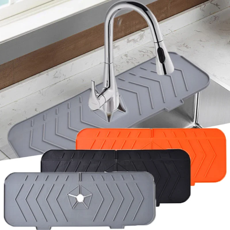 Kitchen Silicone Faucet Handle Drainage Mat Drip Catcher Tray Drying Pad Kitchen Sink Splash Guard Drain Mat Kitchen Accessories
Kitchen Silicone Faucet Handle Drainage Mat Drip Catcher Tray Drying Pad Kitchen Sink Splash Guard Drain Mat Kitchen Accessories
