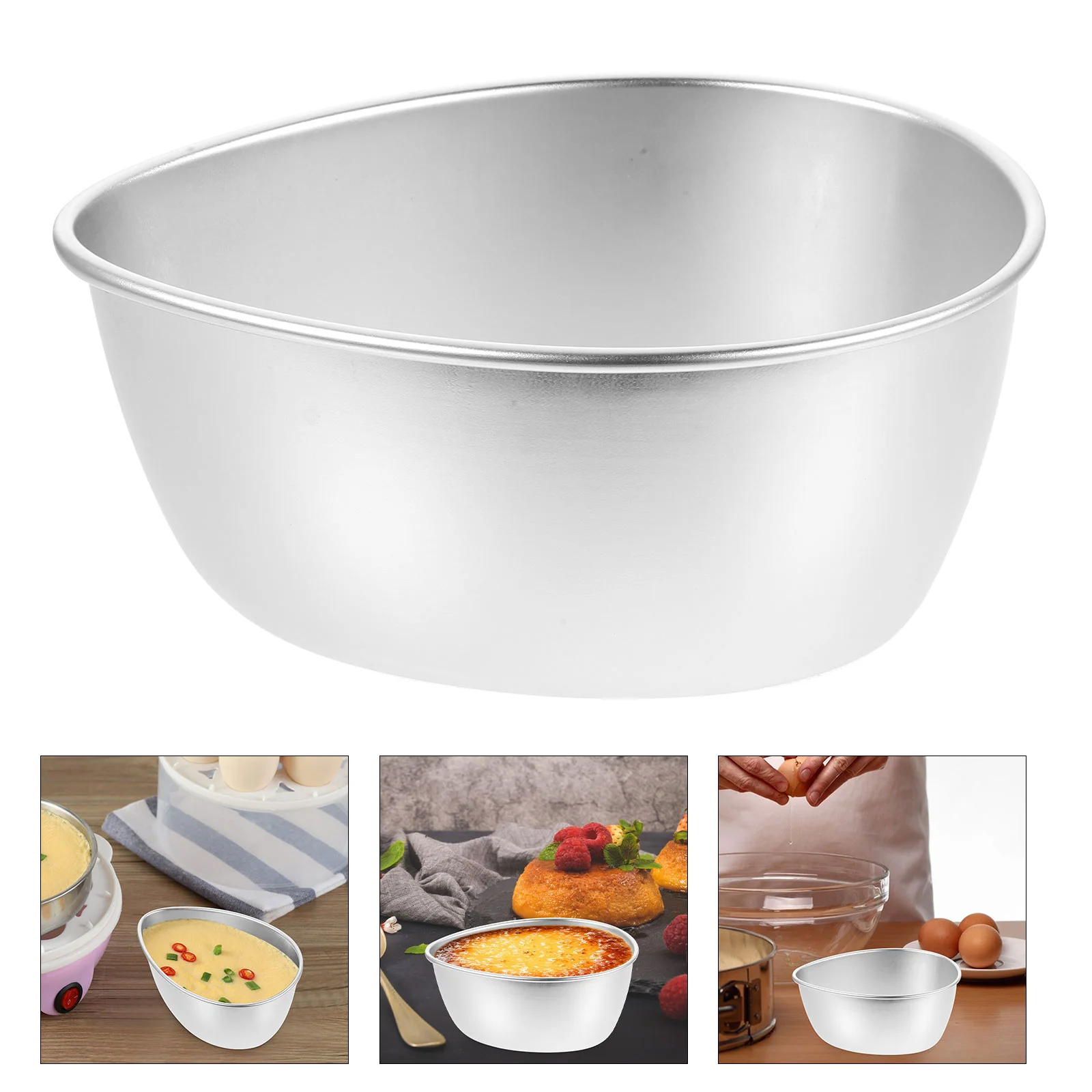 Baking Pans Stainless Steel Steamed Egg Bowl Prep Bowls for Kitchen Small Food Pudding
Baking Pans Stainless Steel Steamed Egg Bowl Prep Bowls for Kitchen Small Food Pudding