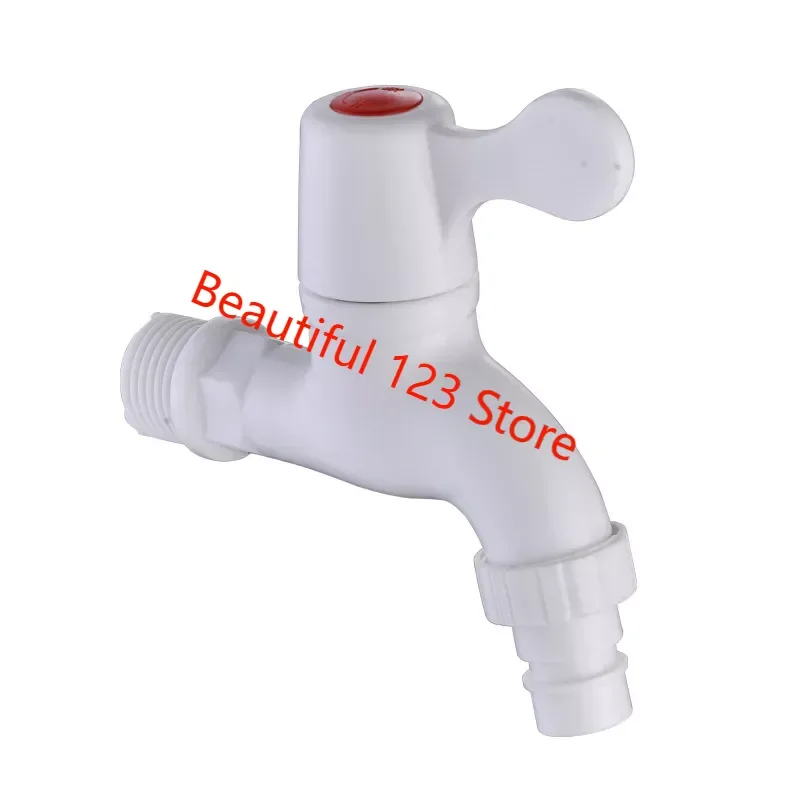 Plastic Faucet Tap Water Household Use 4: 6 Automatic Washing Machine Pipe Joint Plastic Quarter Single Cooling Faucet
Plastic Faucet Tap Water Household Use 4: 6 Automatic Washing Machine Pipe Joint Plastic Quarter Single Cooling Faucet
