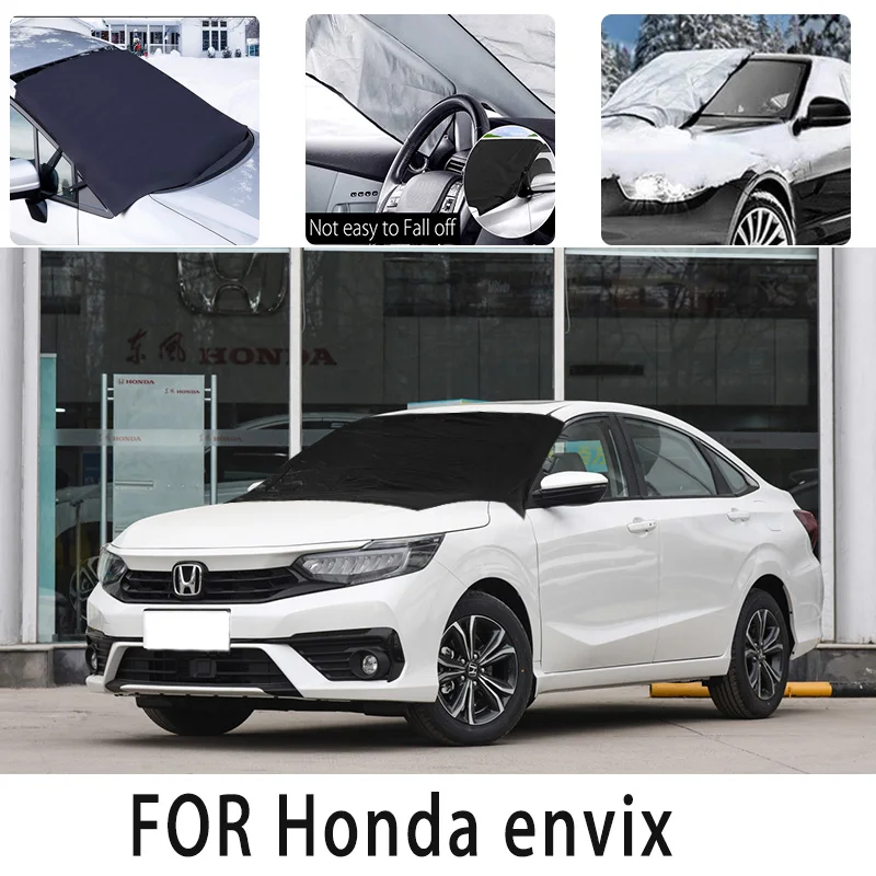 Carsnow cover front coverfor Honda envix snowprotection heat insulation shade Sunscreen wind Frost prevention car accessories
Carsnow cover front coverfor Honda envix snowprotection heat insulation shade Sunscreen wind Frost prevention car accessories
