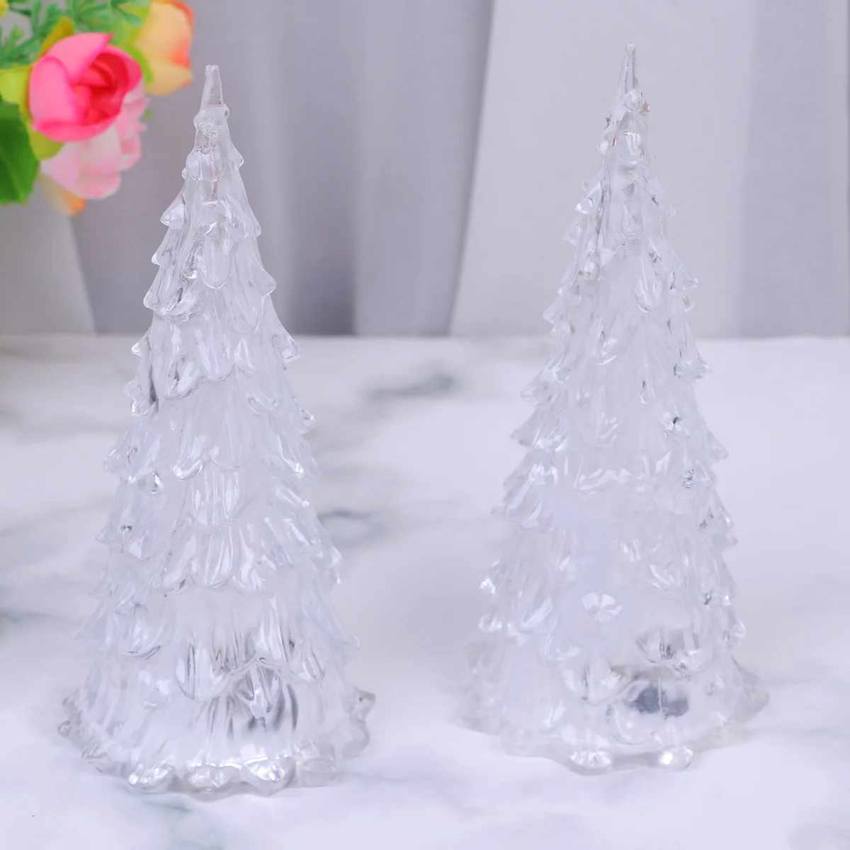 4Pcs Christmas LED Lights Tree Shaped Lamps Festive Night Lights Party Desktop Decor for Festival Carnival Costume
4Pcs Christmas LED Lights Tree Shaped Lamps Festive Night Lights Party Desktop Decor for Festival Carnival Costume