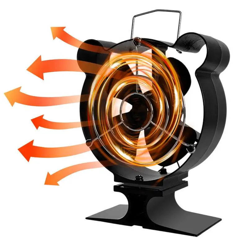 Heat Powered Stove Fan Thermoelectric Thermal Fan Ecofan 5-Leaf Non-electric Heat Powered With Protective Cover For Camping
Heat Powered Stove Fan Thermoelectric Thermal Fan Ecofan 5-Leaf Non-electric Heat Powered With Protective Cover For Camping