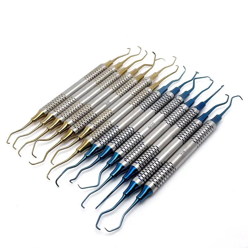 7 Pcs Dental Teeth Scaler Cleaning Periodontal Gracey Curette Curettes Bone Curettes Perio Scalers Oral CareTool Teeth Whitening
7 Pcs Dental Teeth Scaler Cleaning Periodontal Gracey Curette Curettes Bone Curettes Perio Scalers Oral CareTool Teeth Whitening