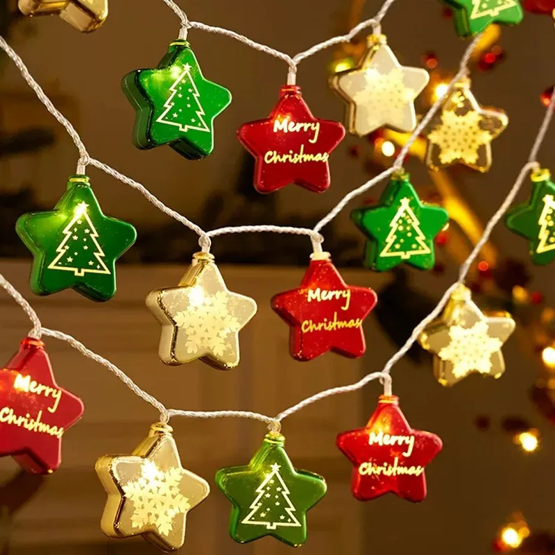 Santa Claus Lights LED String Lights Snowflake Xmas Tree Hanging Pendant Ornaments Christmas Decorations for Home New Year 2024
Santa Claus Lights LED String Lights Snowflake Xmas Tree Hanging Pendant Ornaments Christmas Decorations for Home New Year 2024