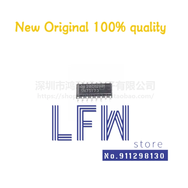 

10pcs/lot SN75173DR SN75173D SN75173 SOP16 Chipset 100% New&Original In Stock