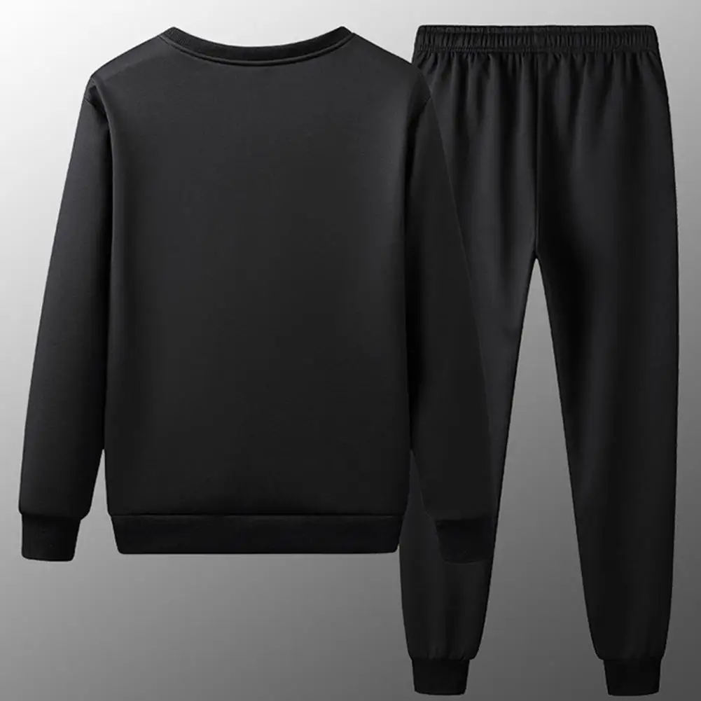 Men Velvet Suit Cozy Winter Men's Plush Pajama Set Thick Elastic Waist Drawstring Homewear Suit with Ankle-banded Sweatshirt
Men Velvet Suit Cozy Winter Men's Plush Pajama Set Thick Elastic Waist Drawstring Homewear Suit with Ankle-banded Sweatshirt