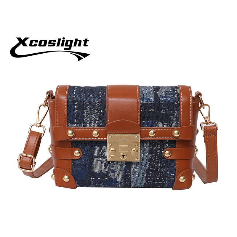 

Luxury Brands Denim The Tote Bags for Women Handbags Designer Canvas Shoulder Crossbody Bag 2023 Patchwork Shopper Purses Clutch