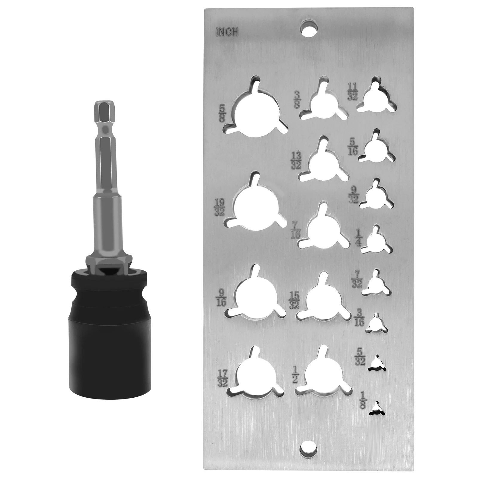 Dowel Plate 17 Holes 1/8inch to 5/8inch 1/32inch Increments Stainless Steel Dowel Maker Plate Wear-Resistant Wood Dowel Rod
Dowel Plate 17 Holes 1/8inch to 5/8inch 1/32inch Increments Stainless Steel Dowel Maker Plate Wear-Resistant Wood Dowel Rod