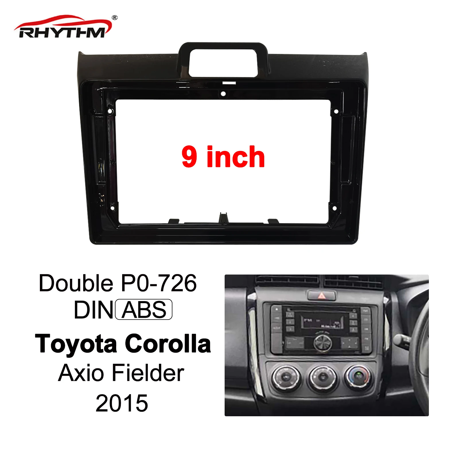 9-дюймовая Автомобильная облицовка для Toyota Corolla Axio Fielder 2015, стерео облицовка для панели, установка для приборной панели, двойной Din, DVD, рамка, Радио, плеер
9-дюймовая Автомобильная облицовка для Toyota Corolla Axio Fielder 2015, стерео облицовка для панели, установка для приборной панели, двойной Din, DVD, рамка, Радио, плеер