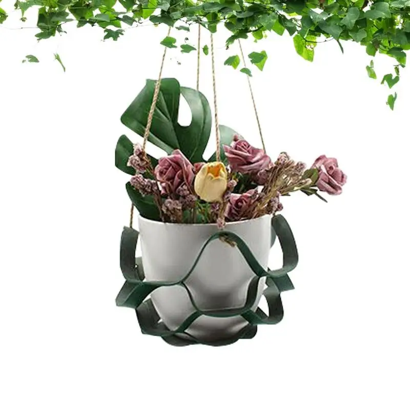Leather Flower Pot Holder Macrame Plant Hanger Plants Pot Basket For Gardens Indoor Planters Container Vase Balcony Decor
Leather Flower Pot Holder Macrame Plant Hanger Plants Pot Basket For Gardens Indoor Planters Container Vase Balcony Decor