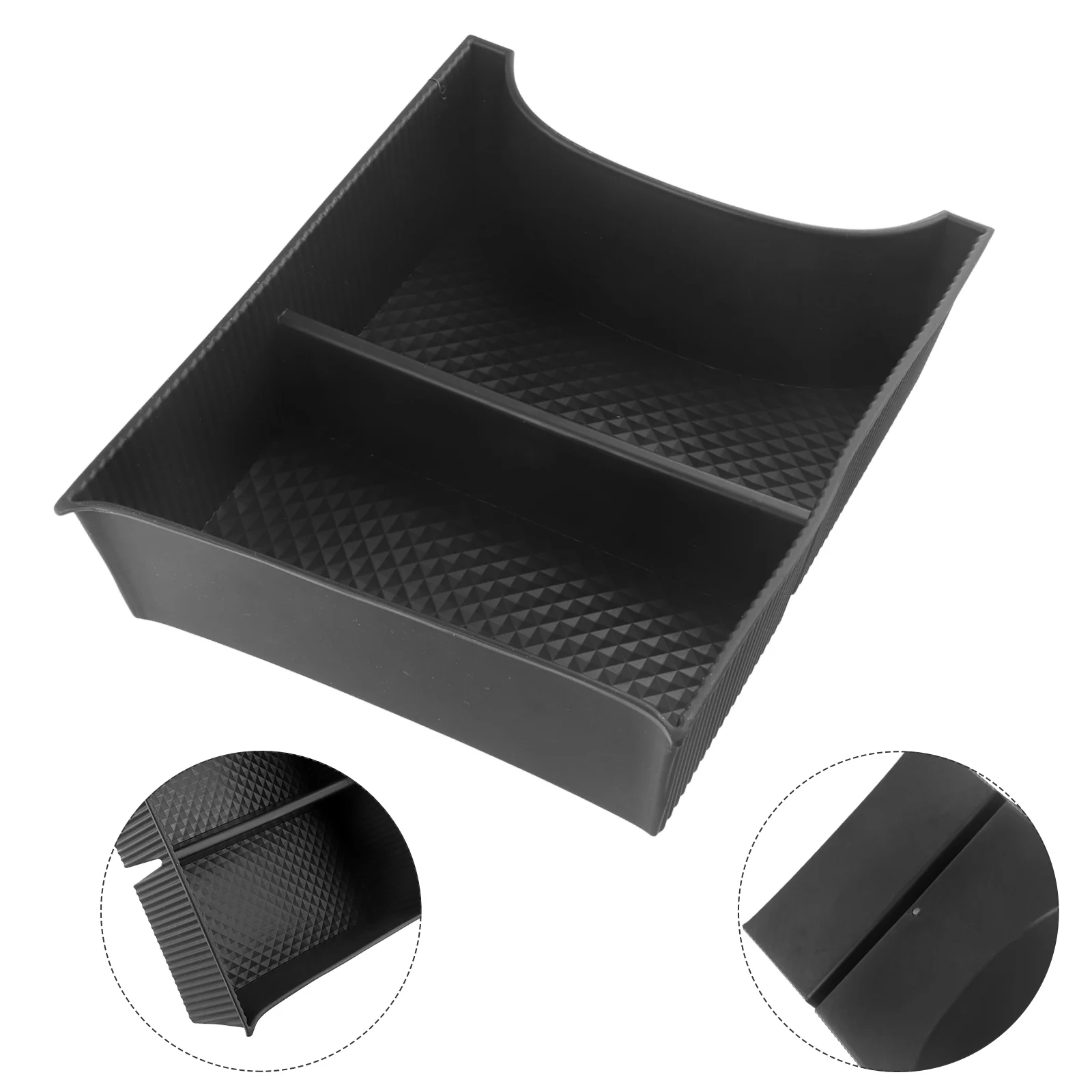 Durable and Practical ABS Black Center Console Storage Box Organizer Tray Quick Installation for Hyundai IONIQ 5 2021+
Durable and Practical ABS Black Center Console Storage Box Organizer Tray Quick Installation for Hyundai IONIQ 5 2021+