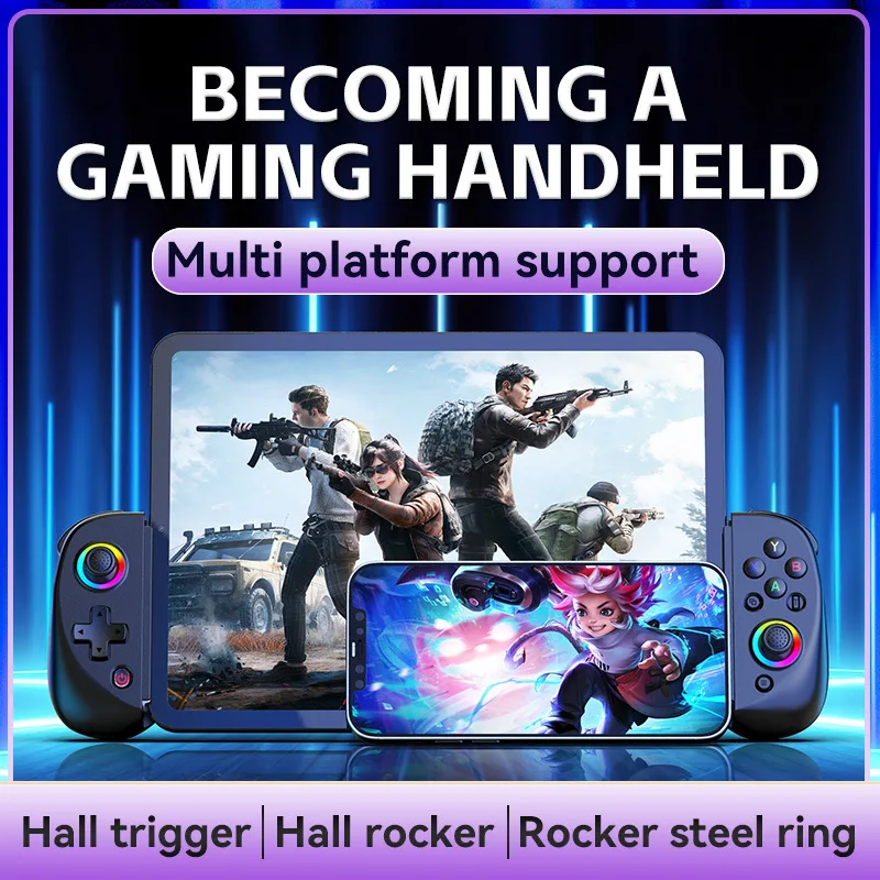D8 Wireless Bluetooth Stretchable Game Controller Bluetooth-compatible 5.2 Game Console Joystick For P3 P4 Android Ios Gamepad
D8 Wireless Bluetooth Stretchable Game Controller Bluetooth-compatible 5.2 Game Console Joystick For P3 P4 Android Ios Gamepad