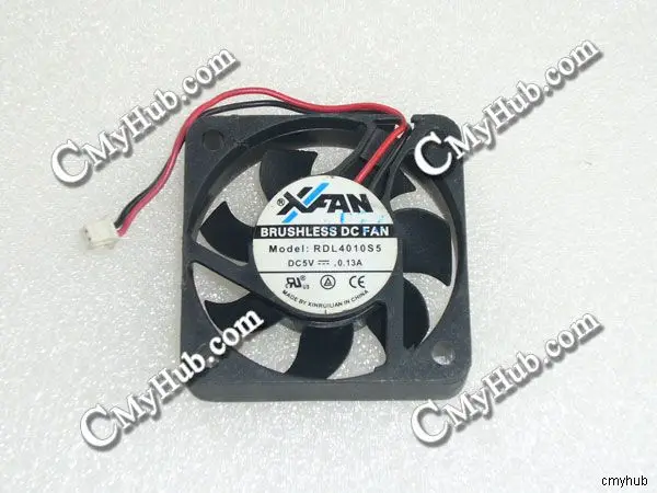 Для XFAN RDL4010S5 4010 40x40x10 DC5V 0.13A 4010 4 см 40 мм 40x40x10 мм 2-контактный охлаждающий вентилятор RDL4010S5
Для XFAN RDL4010S5 4010 40x40x10 DC5V 0.13A 4010 4 см 40 мм 40x40x10 мм 2-контактный охлаждающий вентилятор RDL4010S5