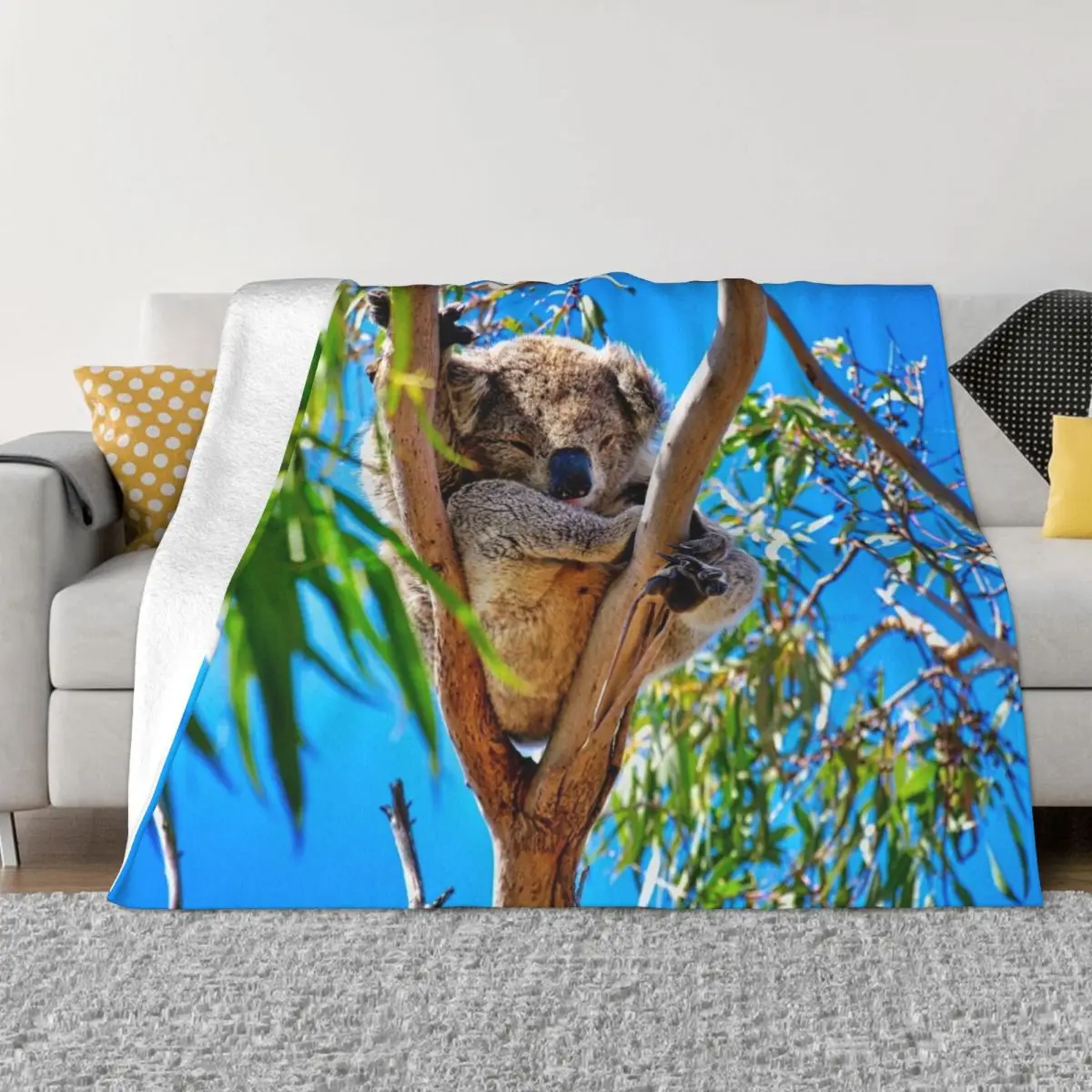 Lovely Australian Koala Bear Throw Blanket Single Personalized Gift Travel Blankets
Lovely Australian Koala Bear Throw Blanket Single Personalized Gift Travel Blankets