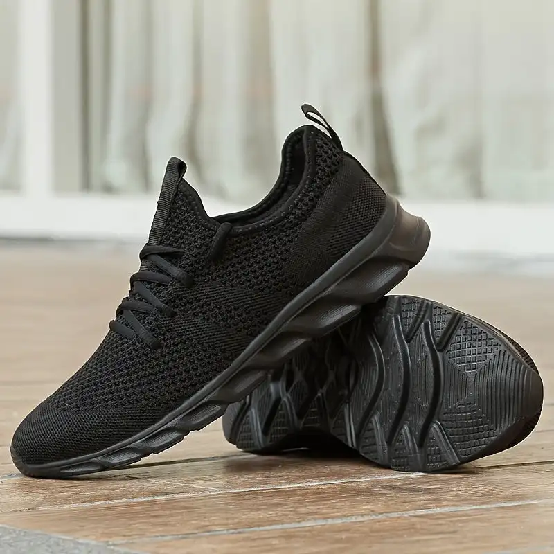 Women's Casual Sneakers, Knit Breathable Low Top Lace Up Comfortable Running Shoes
Women's Casual Sneakers, Knit Breathable Low Top Lace Up Comfortable Running Shoes