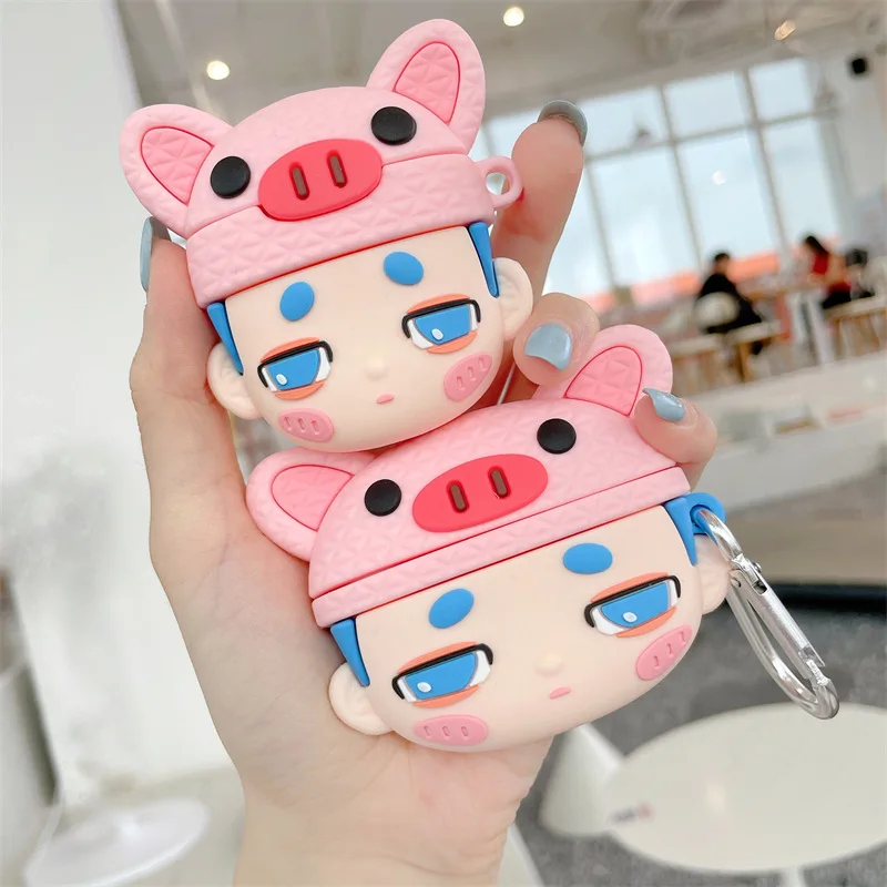 Cute Pig Hat Boy Bluetooth Headset Cover for Airpods 1 2 3 Pro Silicone Airpods Case
Cute Pig Hat Boy Bluetooth Headset Cover for Airpods 1 2 3 Pro Silicone Airpods Case