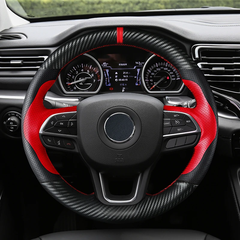 DIY Leather Hand Sewn Steering Wheel Cover for Jeep Wrangler Rubicon Compass Grand Commander Renegade Grand Cherokee
DIY Leather Hand Sewn Steering Wheel Cover for Jeep Wrangler Rubicon Compass Grand Commander Renegade Grand Cherokee