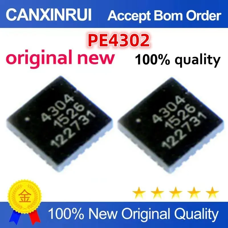 Original New 100% quality PE4302 Electronic Components Integrated Circuits Chip
Original New 100% quality PE4302 Electronic Components Integrated Circuits Chip