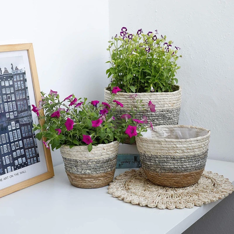 Seagrass Plant Basket Woven Plants Pots Indoor Basket Planter with Plastic Liners Decorative Flower Pot for Outdoor DropShip
Seagrass Plant Basket Woven Plants Pots Indoor Basket Planter with Plastic Liners Decorative Flower Pot for Outdoor DropShip
