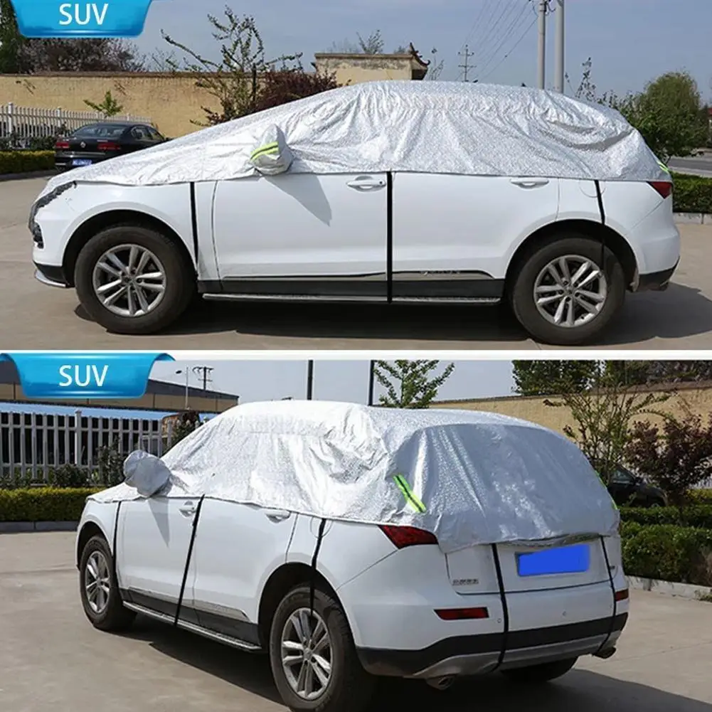 Универсальная накладка на половину автомобиля, солнцезащитный козырек, алюминиевая водонепроницаемая пленка для седана, хэтчбека, внедорожника R7S5
Универсальная накладка на половину автомобиля, солнцезащитный козырек, алюминиевая водонепроницаемая пленка для седана, хэтчбека, внедорожника R7S5