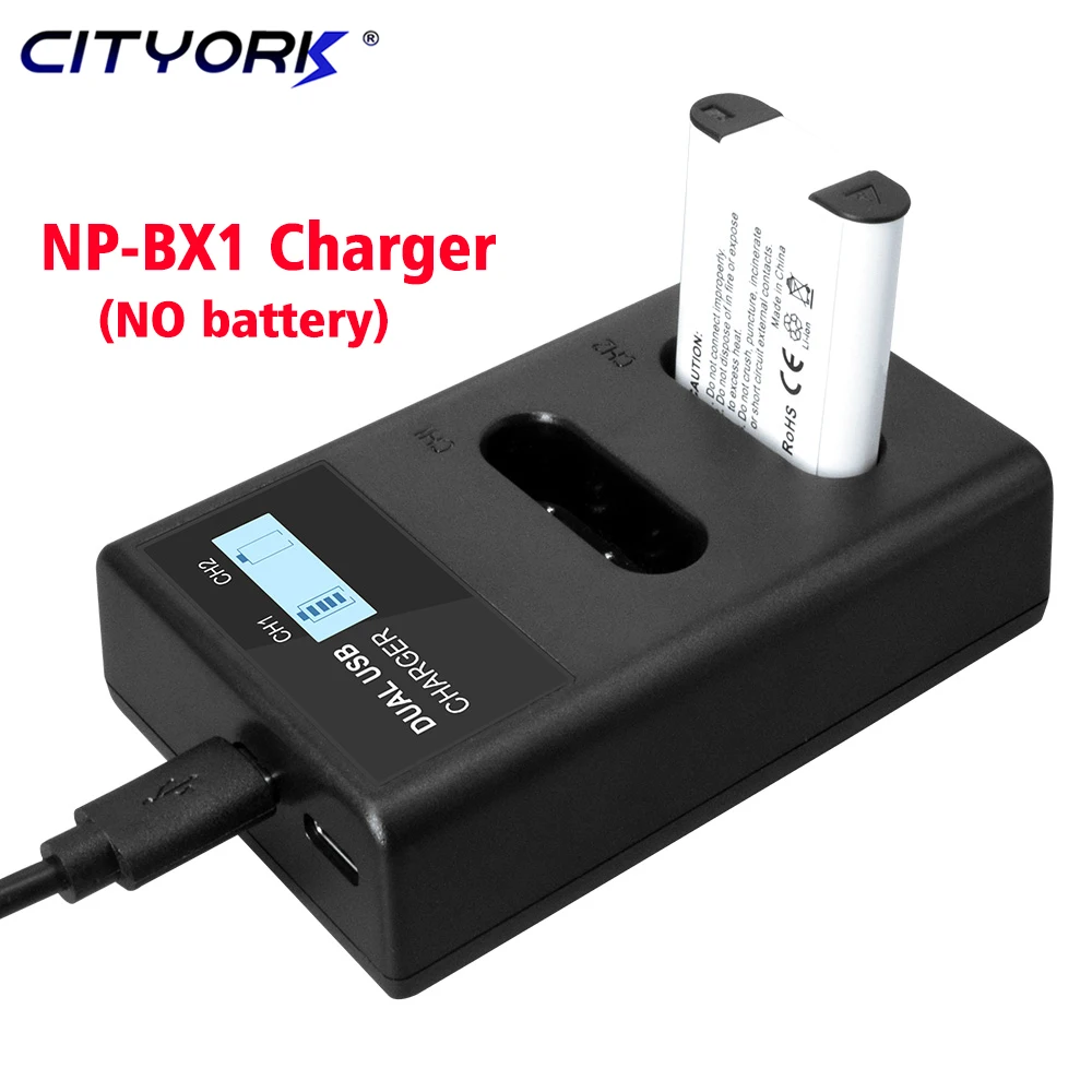 CITYORK NPBX1 np bx1 двойное зарядное устройство для аккумулятора SONY FDR-X3000R RX100 M7 M6 AS300 HX400