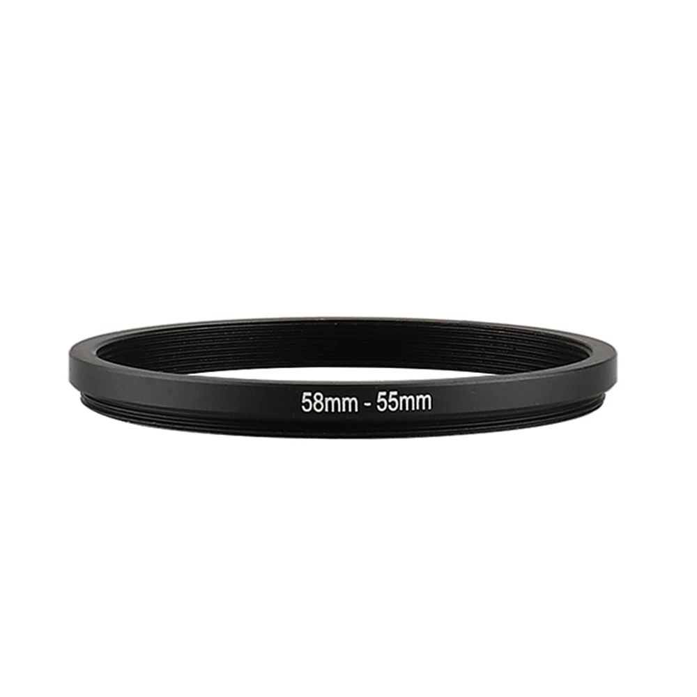 58-55mm Camera Lens Filter Step Down Ring Adapter 58mm to 55mm 58-55 58mm-55mm For Canon Nikon camera DSLR photography accessory
58-55mm Camera Lens Filter Step Down Ring Adapter 58mm to 55mm 58-55 58mm-55mm For Canon Nikon camera DSLR photography accessory