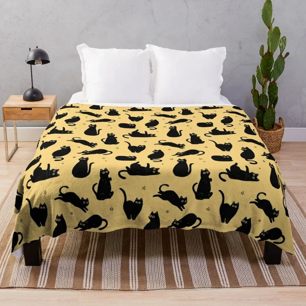 black cat pattern Throw Blanket Thin Custom Single Tourist Blankets
black cat pattern Throw Blanket Thin Custom Single Tourist Blankets