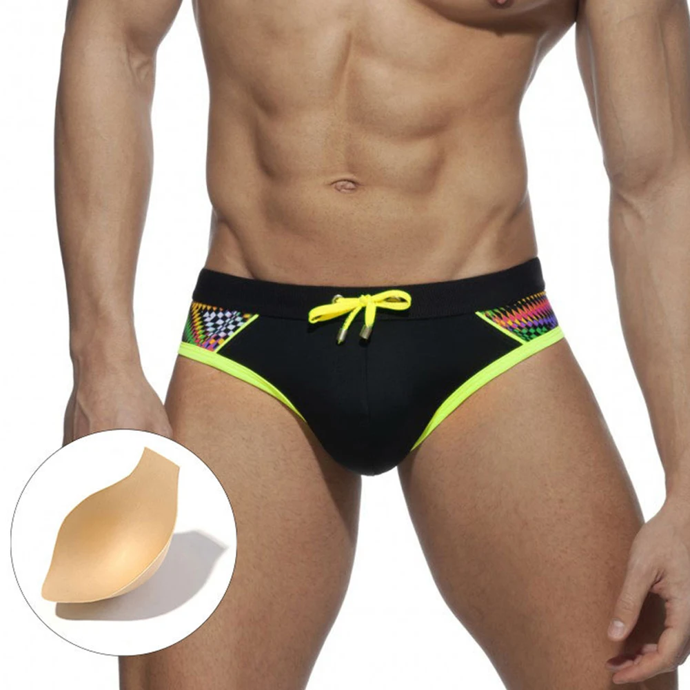 Hot Men’s Swimming Briefs Adjustable Drawstrings Swimsuit Convex Pouch Underpants Comfortable Swim Trunks Slip Hombre
Hot Men’s Swimming Briefs Adjustable Drawstrings Swimsuit Convex Pouch Underpants Comfortable Swim Trunks Slip Hombre