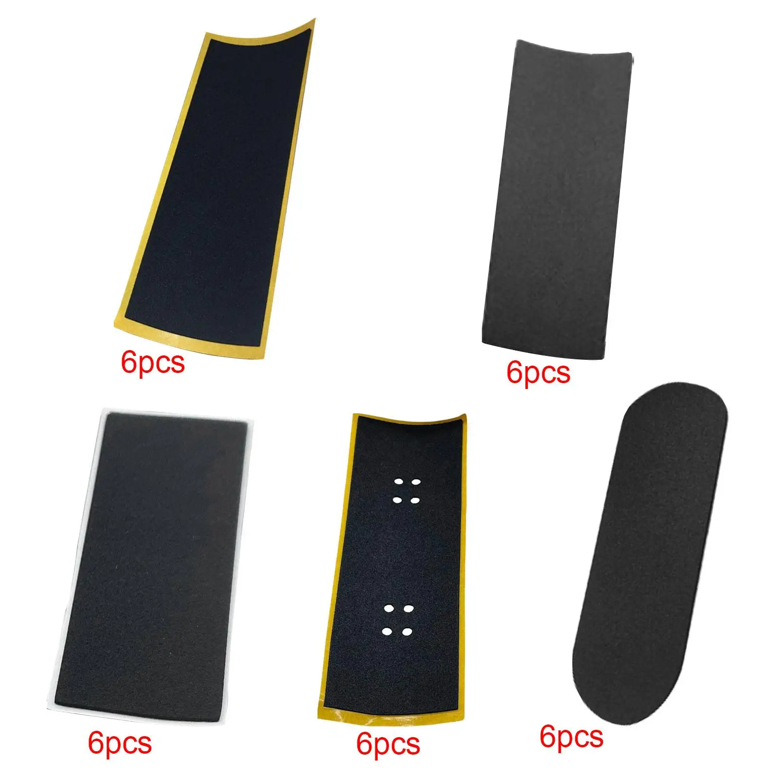 6x Fingerboard Grip Tape Professional Comfortable Adhesive Non Skid Fingerboards Parts Accessories for Finger Skateboard
6x Fingerboard Grip Tape Professional Comfortable Adhesive Non Skid Fingerboards Parts Accessories for Finger Skateboard