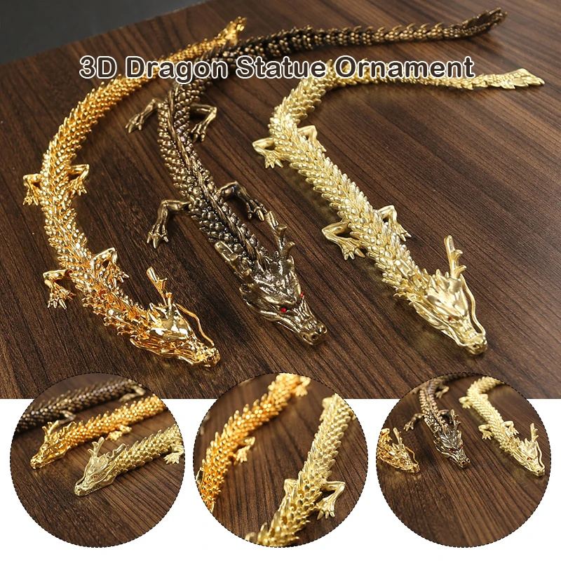 Fish Tank 3D Dragon Statue Ornament Moveable Body Joints Exhibition Hall Advanced Decoration Zodiac Animal Brass Crafts
Fish Tank 3D Dragon Statue Ornament Moveable Body Joints Exhibition Hall Advanced Decoration Zodiac Animal Brass Crafts