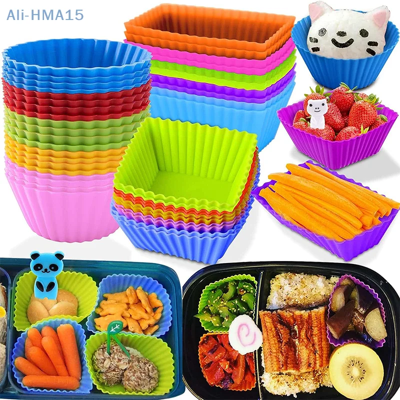 3Pcs Bento Divider Cup Easy Clean Mould Reusable Cake Mold Dessert Sushi Separate Storage Accessories Food Lunch Box Liner
3Pcs Bento Divider Cup Easy Clean Mould Reusable Cake Mold Dessert Sushi Separate Storage Accessories Food Lunch Box Liner