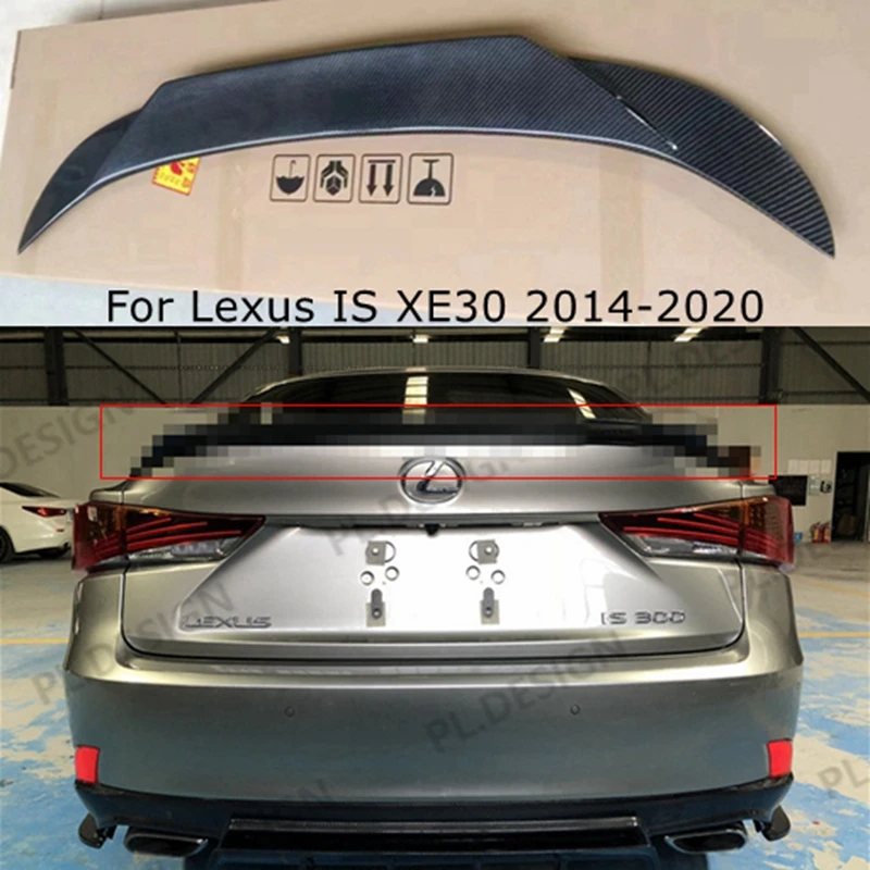 For Lexus IS XE30 Carbon fiber Rear Spoiler Trunk wing 2013-2020 FRP Forged carbon
For Lexus IS XE30 Carbon fiber Rear Spoiler Trunk wing 2013-2020 FRP Forged carbon