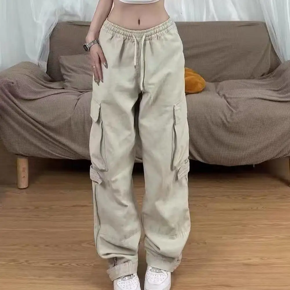 Women Cargo Pants 2022 New Harem Pants Fashion Punk Pockets Jogger Trousers With Chain Harajuku Elastics High Waist Streetwear
Women Cargo Pants 2022 New Harem Pants Fashion Punk Pockets Jogger Trousers With Chain Harajuku Elastics High Waist Streetwear