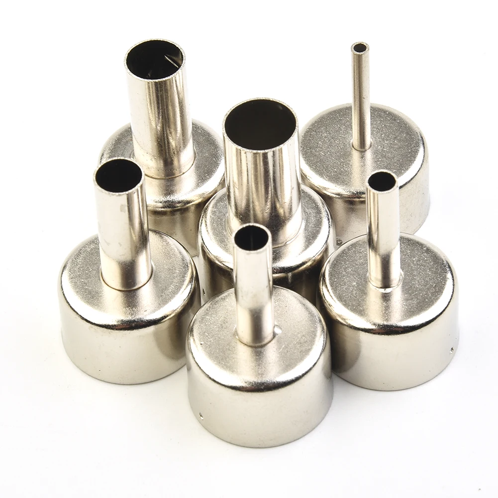 Hot Air Tool Nozzle High qualit Soldering Station Welding Heat Resistant Silver Stainless steel Sprayer 6pcs Part
Hot Air Tool Nozzle High qualit Soldering Station Welding Heat Resistant Silver Stainless steel Sprayer 6pcs Part
