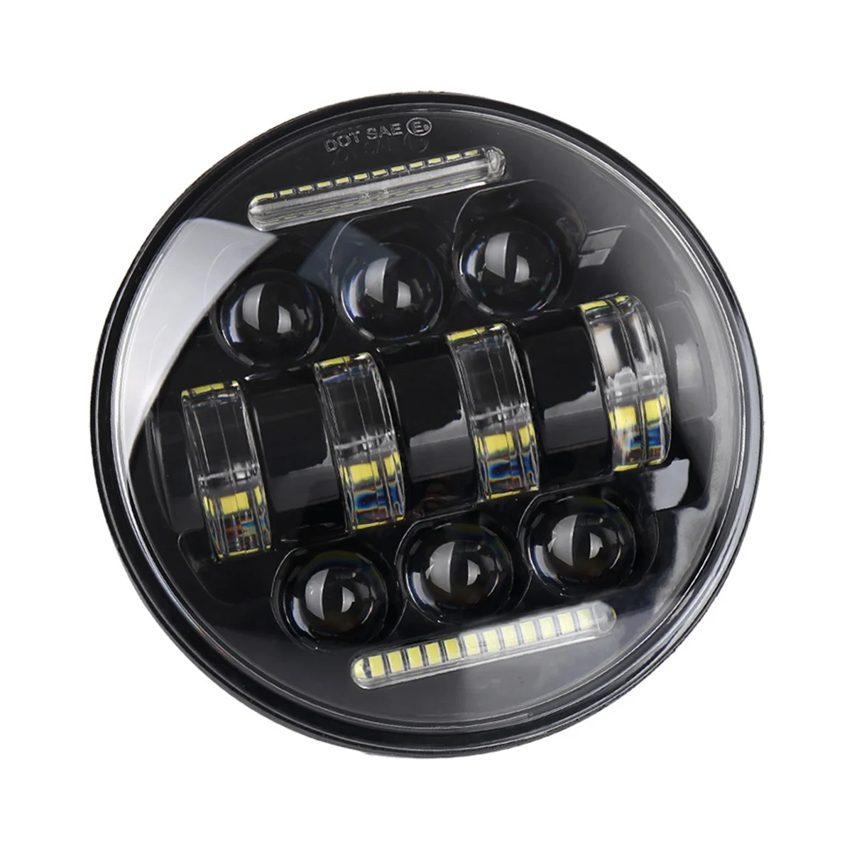 Suitable for Motorbikes 5.75 Inch with Daytime Running Lights Angel Eyes Long and Low Beam 12V LED Headlights
Suitable for Motorbikes 5.75 Inch with Daytime Running Lights Angel Eyes Long and Low Beam 12V LED Headlights