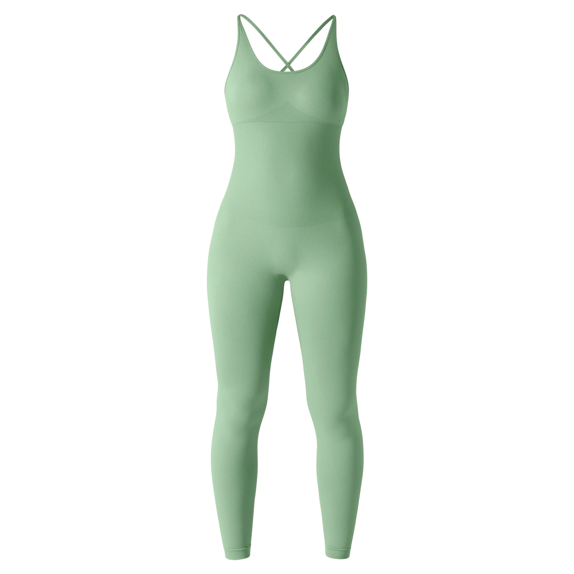 Women Strappy Backless One Piece Jumpsuits Tummy Control Shapewear Square Neck Padded Tracksuits Workout Rompers Jumpsuits Women Strappy Backless One Piece Jumpsuits Tummy Control Shapewear Square Neck Padded Tracksuits Workout Rompers Jumpsuits