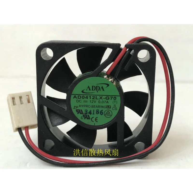 

New CPU Fan for ADDA AD0412LX-G70 DC12V 0.07A 4cm 4010 Cooling Fan 40X40X10MM
