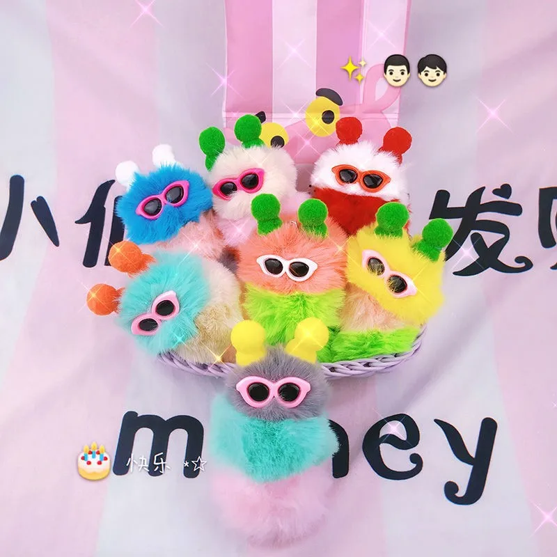 New Cartoon Cute Caterpillar Keychain Plush Ornament Rabbit Ball Ladie Bag Ornament Mini Plush Car Keychain Lanyard Jewelry Gift
New Cartoon Cute Caterpillar Keychain Plush Ornament Rabbit Ball Ladie Bag Ornament Mini Plush Car Keychain Lanyard Jewelry Gift